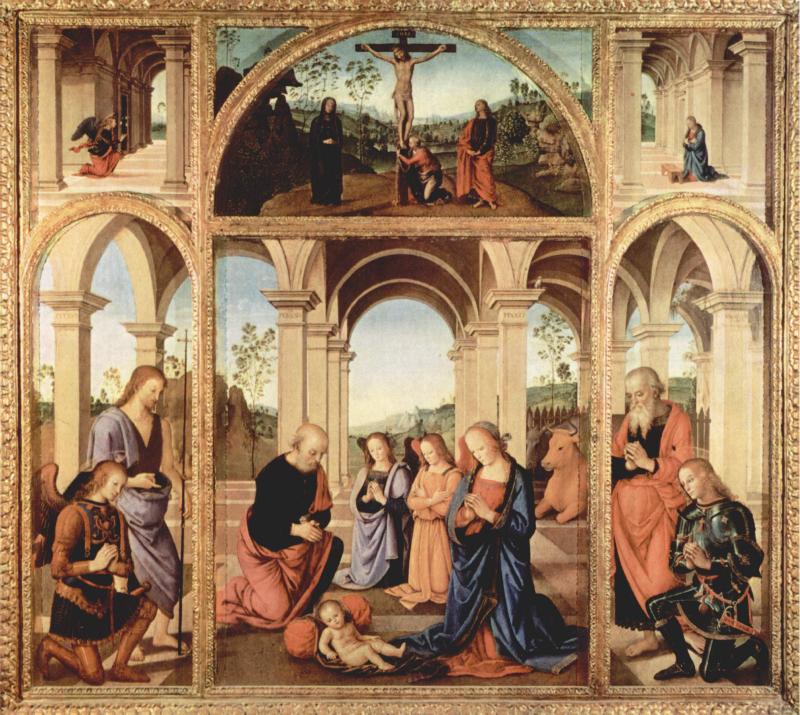 Pietro Perugino Albani Torlonia Polyptych china oil painting image